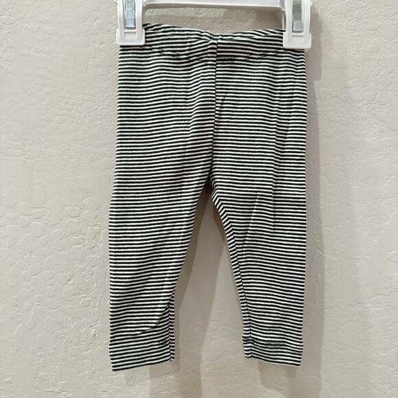 NWT Tea Collection Black Stripe Leggings - Picture 1 of 5